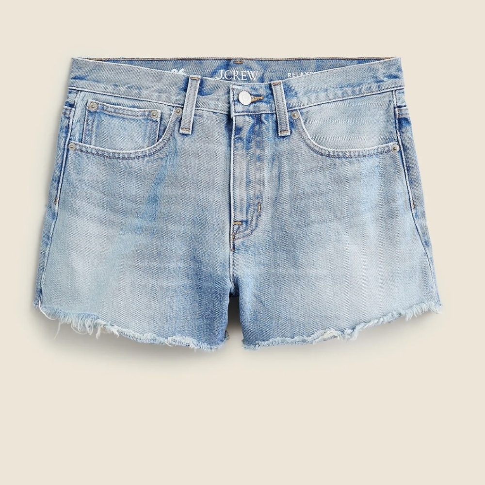 J.Crew Relaxed Denim Short Size 25